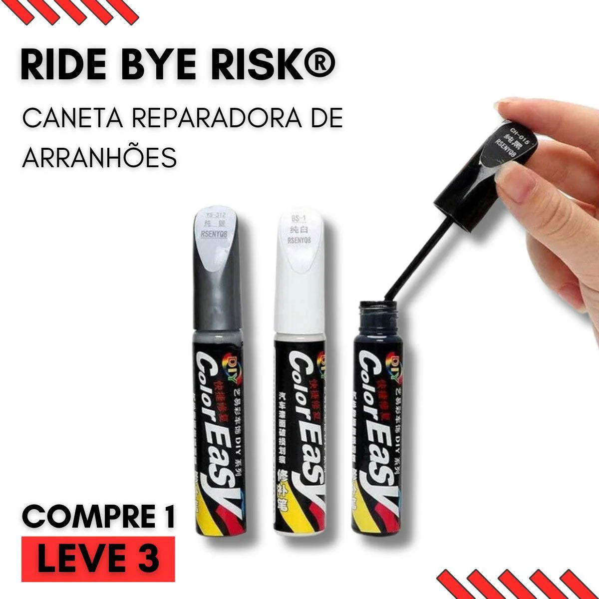 Caneta Bye Risk® - Reparadora de Arranhões (COMPRE 1 E LEVE 3)